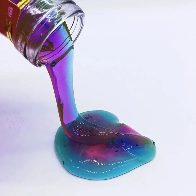 Цветной пластилин пузырьковый светильник глина прозрачный жемчуг кристалл