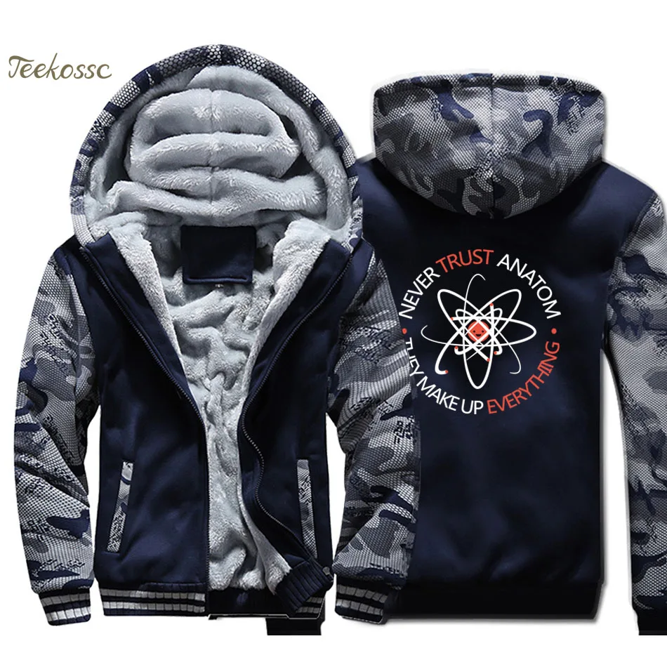 Never Trust an Atom, they Make Up Everything Hoodie Men Funny Science Hooded Sweatshirt Coat Thick Fleece Warm Camouflage Jacket
Never Trust an Atom, they Make Up Everything Hoodie Men Funny Science Hooded Sweatshirt Coat Thick Fleece Warm Camouflage Jacket
