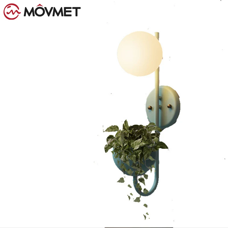 Nordic Macarons Color Plant Wall Lamp Bedroom Bathroom Glass Ball Wall Light Restaurant Clothing Store Cafe Decoration Wall Lamp
Nordic Macarons Color Plant Wall Lamp Bedroom Bathroom Glass Ball Wall Light Restaurant Clothing Store Cafe Decoration Wall Lamp