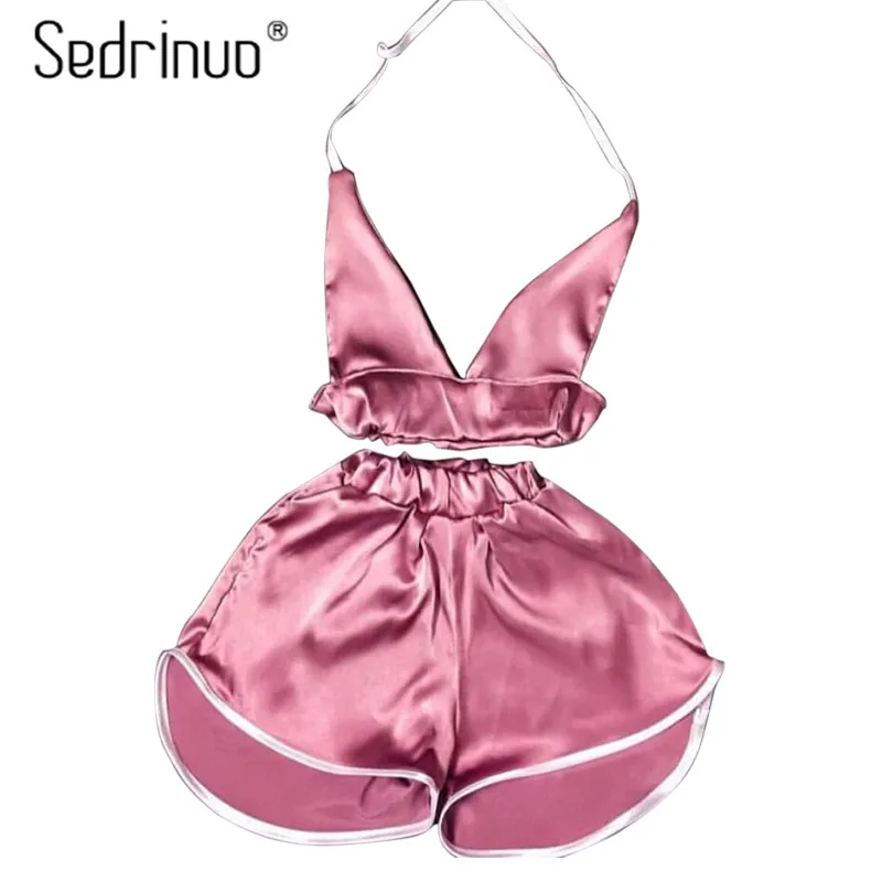 Fashion Sexy Deep V neck Sleeveless Crop Top&Short Pants Two Pieces Outfits Casual Bodysuit Women Bodycon Jumpsuit and Rompers
Fashion Sexy Deep V neck Sleeveless Crop Top&Short Pants Two Pieces Outfits Casual Bodysuit Women Bodycon Jumpsuit and Rompers