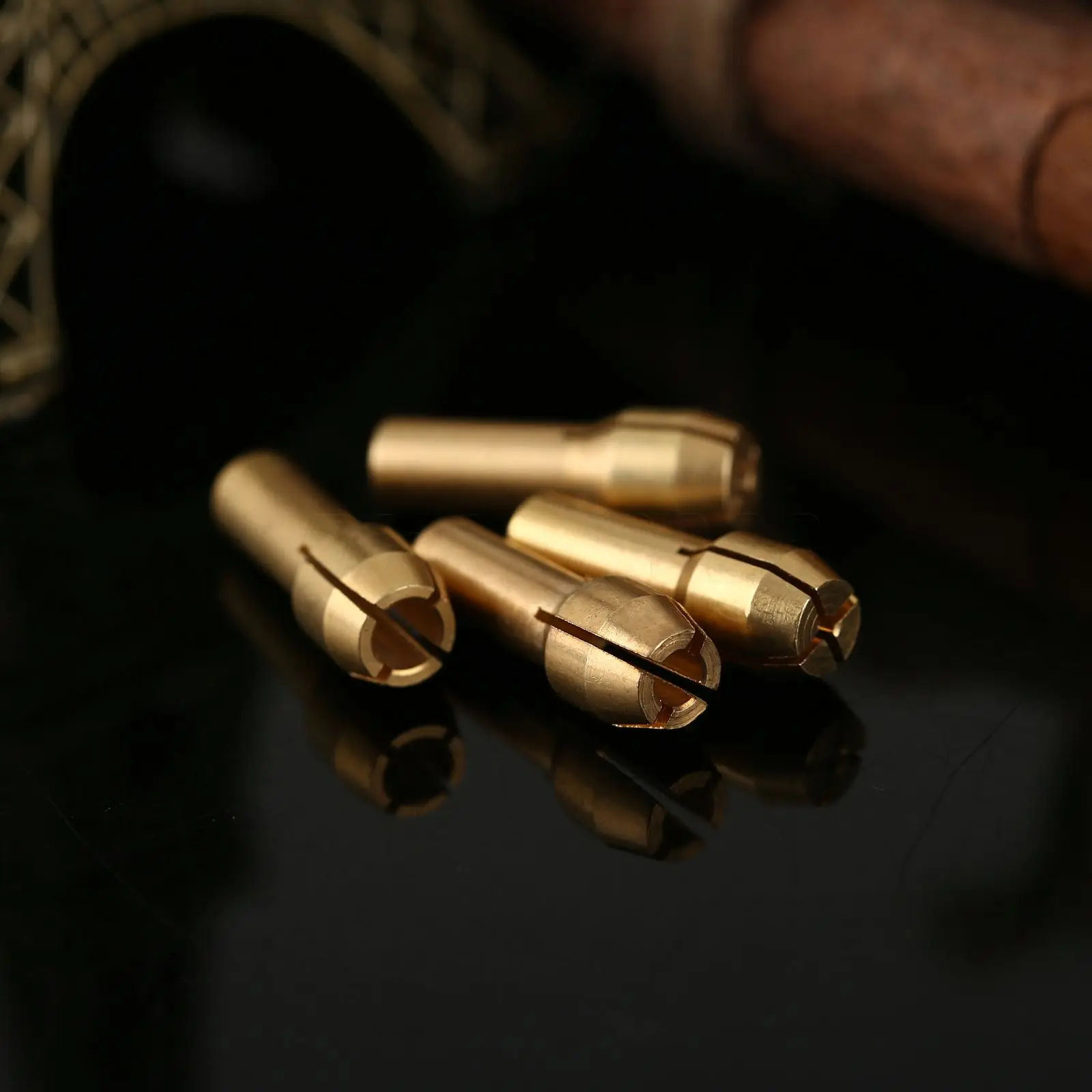 High Hardness Brass Collet 8 Pcs Including 1mm/1.6mm/2.3mm/3.2mm Rotary Tool Fit Dremel
High Hardness Brass Collet 8 Pcs Including 1mm/1.6mm/2.3mm/3.2mm Rotary Tool Fit Dremel