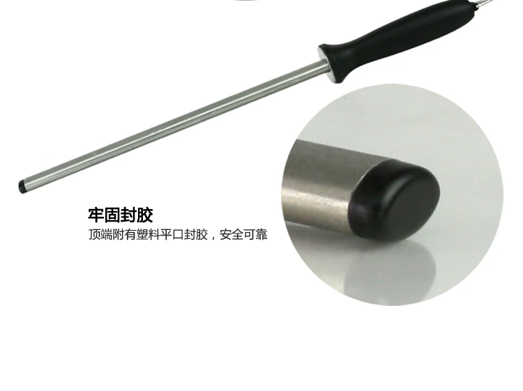 TAIDEA T0825D kitchen knives sharpening diamond rod knife for 10 inch sharpening steel rod
TAIDEA T0825D kitchen knives sharpening diamond rod knife for 10 inch sharpening steel rod