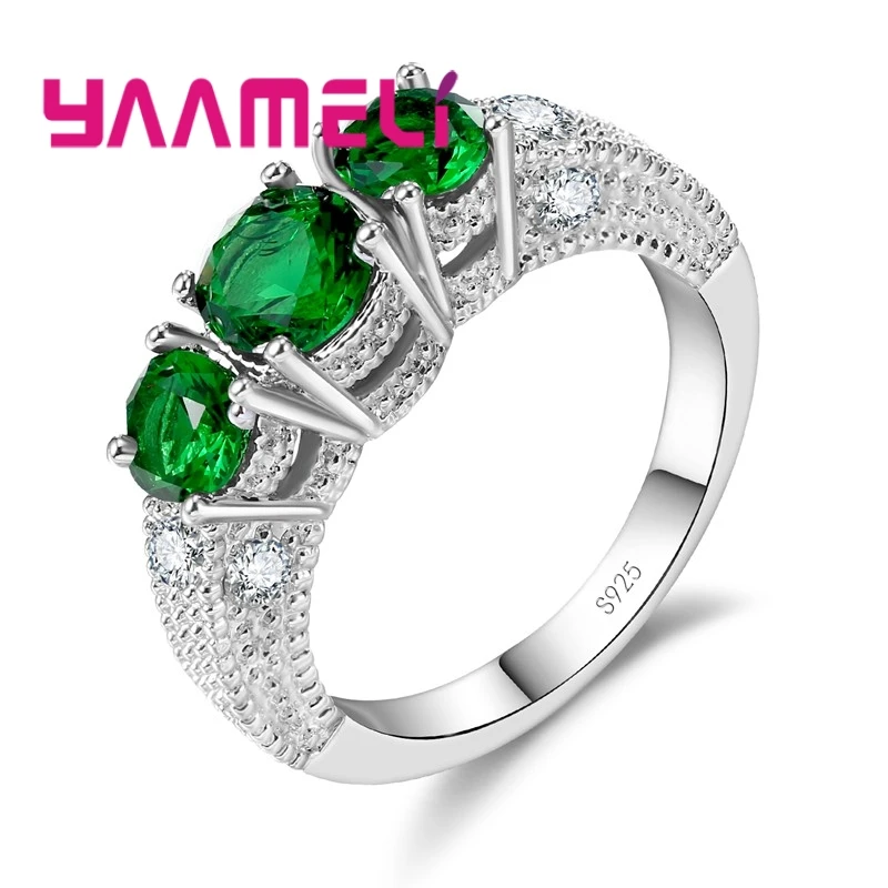 Round Crystal Stone 925 Sterling Silver Ring White/Red/Dark Blue/Green/Purple Valentine Gift Lady For Wedding Sample
Round Crystal Stone 925 Sterling Silver Ring White/Red/Dark Blue/Green/Purple Valentine Gift Lady For Wedding Sample
