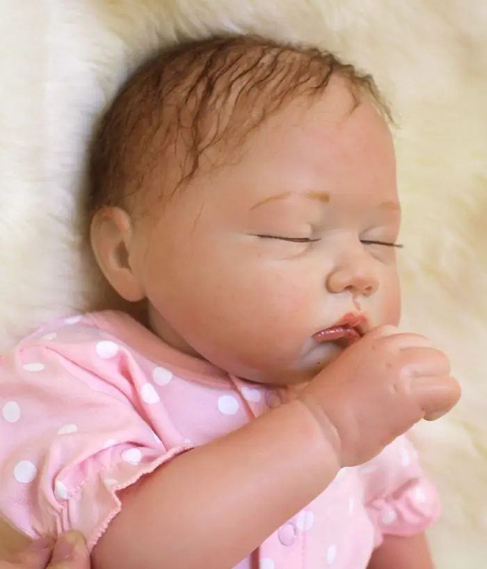 wholesale Real Lifelike Reborn Baby Doll 20 Inch Sleeping Princess Girl Babies Silicone Newborn Doll Toy Kids Playmate bebe new
wholesale Real Lifelike Reborn Baby Doll 20 Inch Sleeping Princess Girl Babies Silicone Newborn Doll Toy Kids Playmate bebe new