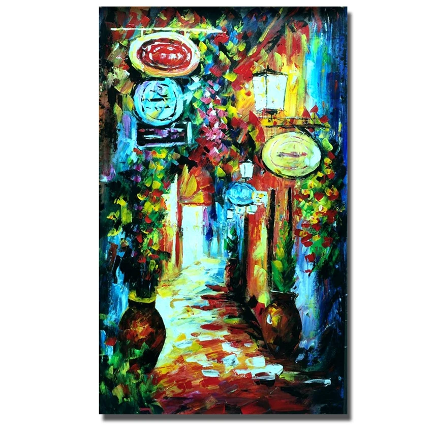 Pure Hand Painted Abstract modern Pictures Handmade garden flowers Wall Art Colourful Palette Knife Oil Painting on Canvas
Pure Hand Painted Abstract modern Pictures Handmade garden flowers Wall Art Colourful Palette Knife Oil Painting on Canvas