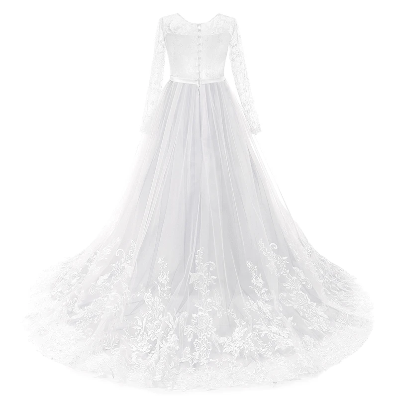 Elegant Wedding Bridesmaid Dresses for Kids Girl Long Sleeveless Embroidery Trailing Floor Length Ball Gown Dress
Elegant Wedding Bridesmaid Dresses for Kids Girl Long Sleeveless Embroidery Trailing Floor Length Ball Gown Dress