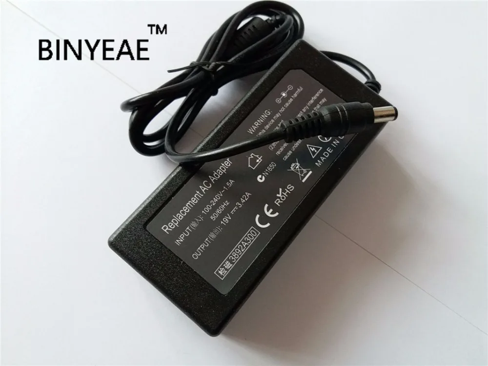 19V 3.42A 65W AC Power Adapter Charger for Toshiba Satellite A135 A205 L455D-S5976 A200 M115 A85
19V 3.42A 65W AC Power Adapter Charger for Toshiba Satellite A135 A205 L455D-S5976 A200 M115 A85