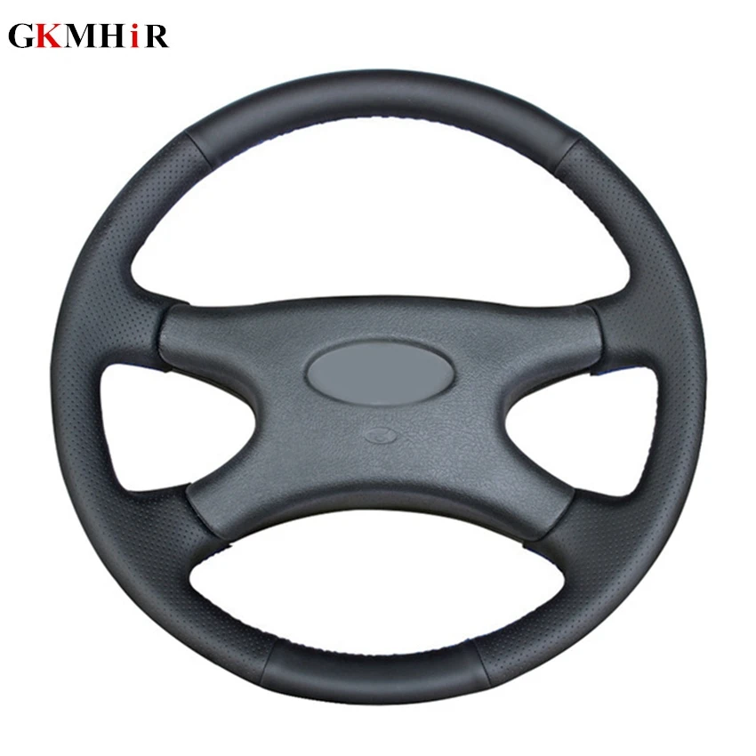 GKMHiR DIY Hand-stitched Black Artificial Leather Car Steering Wheel Cover for Lada Niva 2006-2017 2107 1997-2012
GKMHiR DIY Hand-stitched Black Artificial Leather Car Steering Wheel Cover for Lada Niva 2006-2017 2107 1997-2012