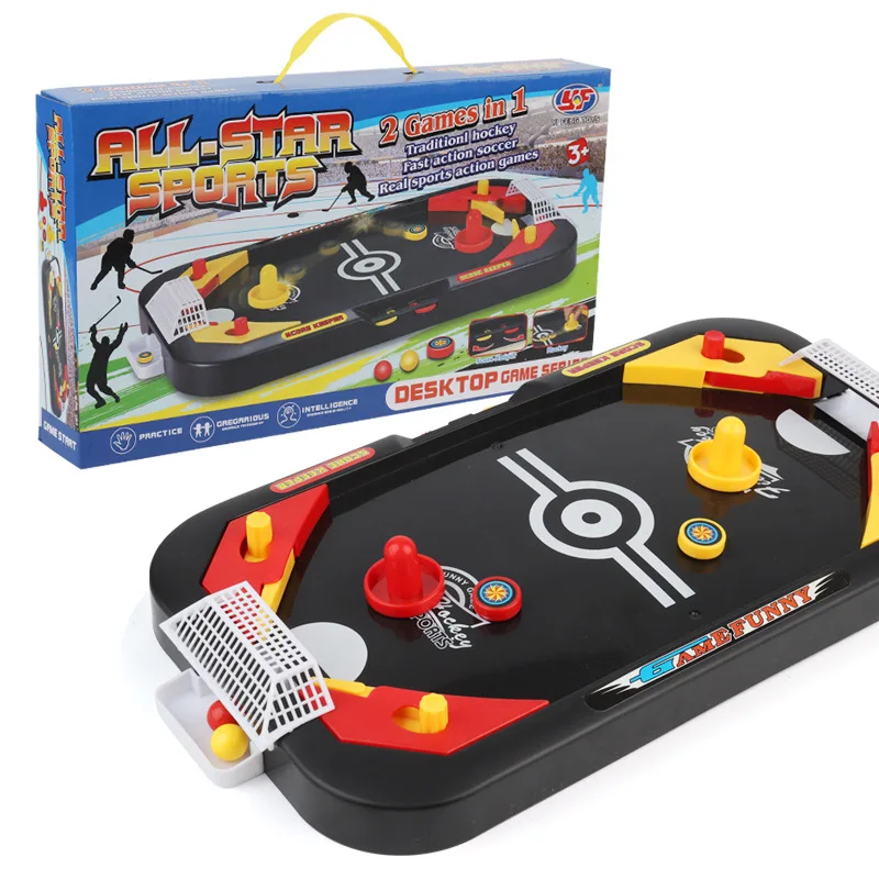Настольная Puck Battle детский игровой стол 2 в 1 Интерактивная игрушка рождественский