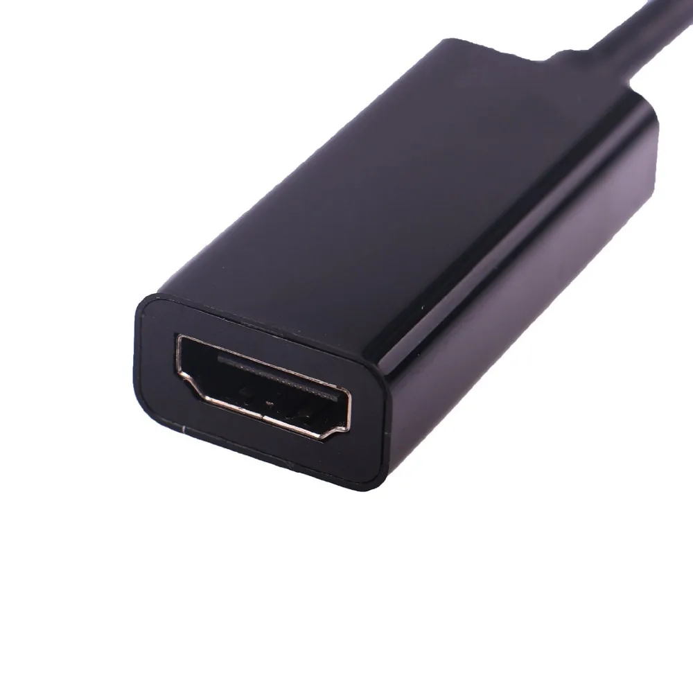 DisplayPort Male to HDMI Female Passive Adapter Converter,Black- DP to HDMI - PC 1920 x 1200 / HDTV 1080p@60fps
DisplayPort Male to HDMI Female Passive Adapter Converter,Black- DP to HDMI - PC 1920 x 1200 / HDTV 1080p@60fps