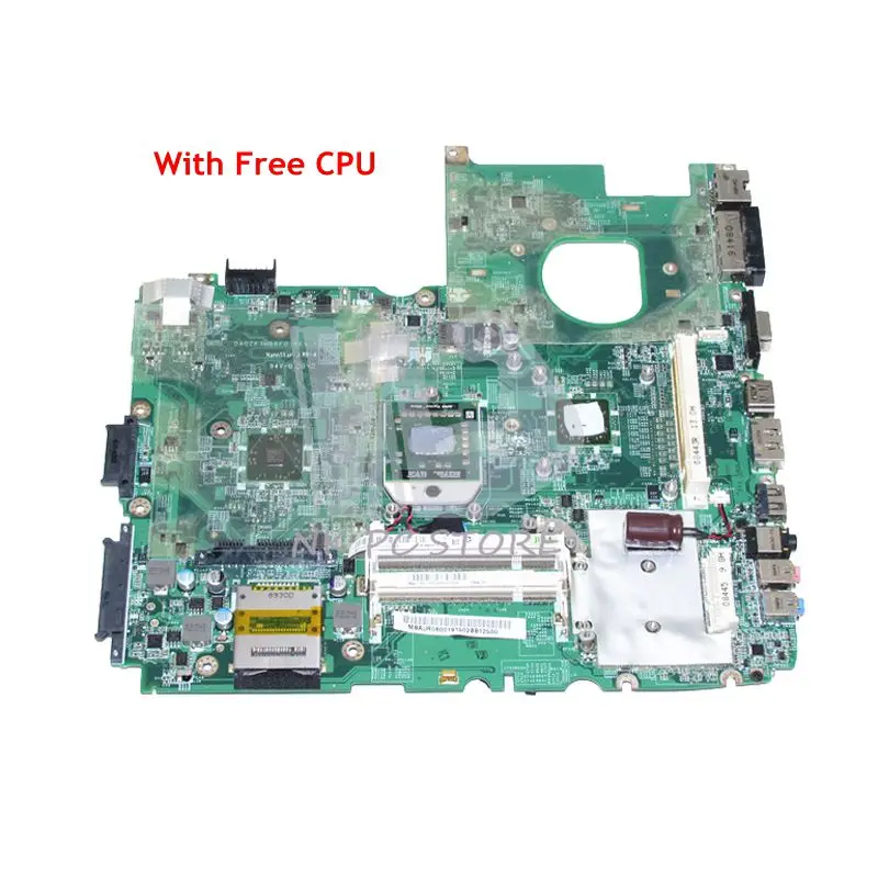 NOKOTION Laptop Motherboard for Acer aspire 6530 6530G MAIN BOARD MBAUR06001 DA0ZK3MB6F0 DDR2 Free CPU with graphics slot
NOKOTION Laptop Motherboard for Acer aspire 6530 6530G MAIN BOARD MBAUR06001 DA0ZK3MB6F0 DDR2 Free CPU with graphics slot