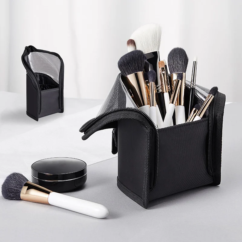 New Arrival Travel Makeup Brush Holder Black Organizer Bag Cosmetic Zipper Pouch Stand
New Arrival Travel Makeup Brush Holder Black Organizer Bag Cosmetic Zipper Pouch Stand