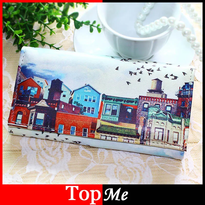 Women Wallets Handbags Soft PU Leather Long Coin Purse House Pattern Moneybags Lady Purses Clutch Wallet Cards ID Holder Bags
Women Wallets Handbags Soft PU Leather Long Coin Purse House Pattern Moneybags Lady Purses Clutch Wallet Cards ID Holder Bags