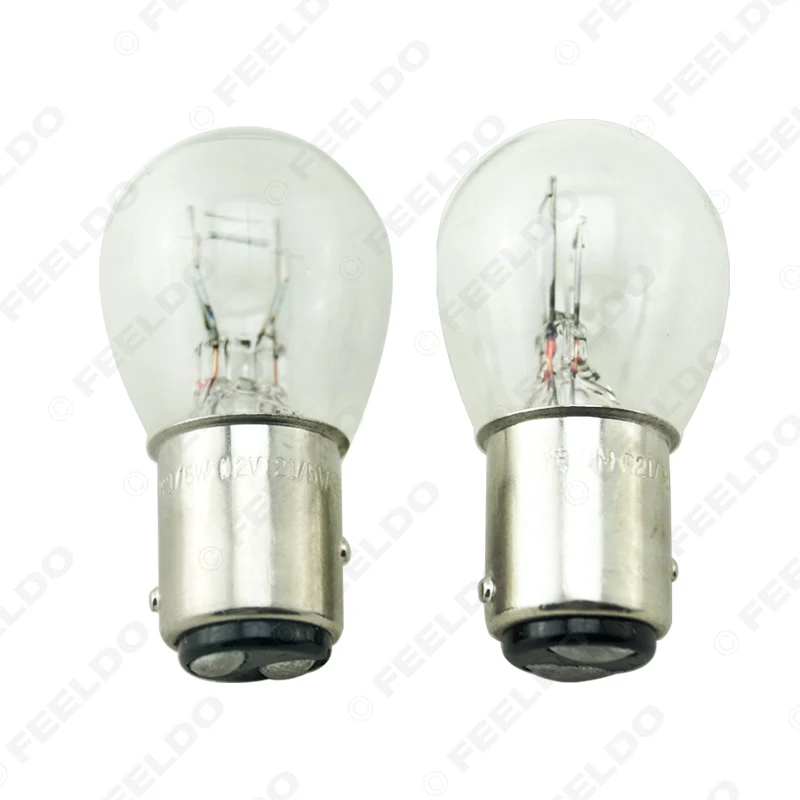 FEELDO 300Pcs BAY15D 1157 P21/5W S25 12V Car Clear Glass Lamp Brake Tail Bulb Car Indicator Halogen Lamp #FD-2721
FEELDO 300Pcs BAY15D 1157 P21/5W S25 12V Car Clear Glass Lamp Brake Tail Bulb Car Indicator Halogen Lamp #FD-2721