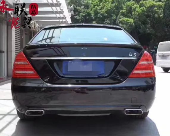Спойлер для benz S class w221 2006 2015 S65 стиль ABS спойлер из материала на задний багажник