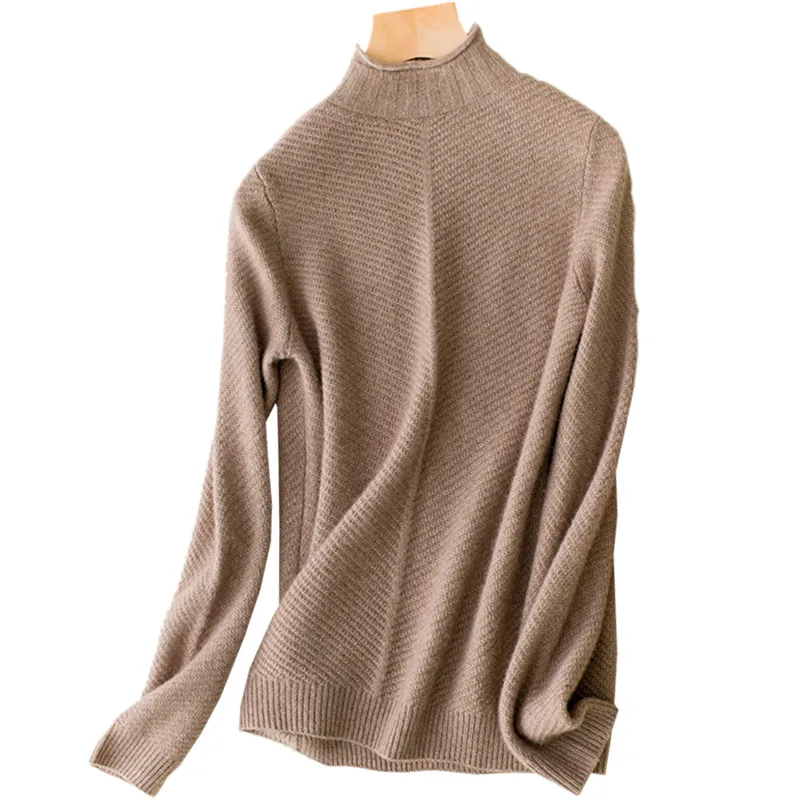 high grade cashmere knit women fashion basics short slim pullover sweater half high collar skin pink 4color S-2XL
high grade cashmere knit women fashion basics short slim pullover sweater half high collar skin pink 4color S-2XL