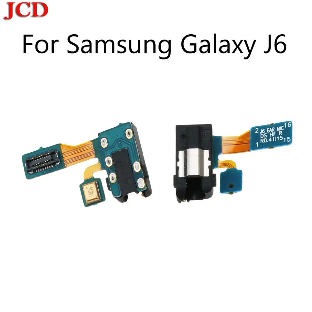 JCD New Earphone Audio Jack Headphone Socket Headset Port Flex Cable With Microphone For Samsung J6 2018 J600F A6 2018 J8 J810F
JCD New Earphone Audio Jack Headphone Socket Headset Port Flex Cable With Microphone For Samsung J6 2018 J600F A6 2018 J8 J810F