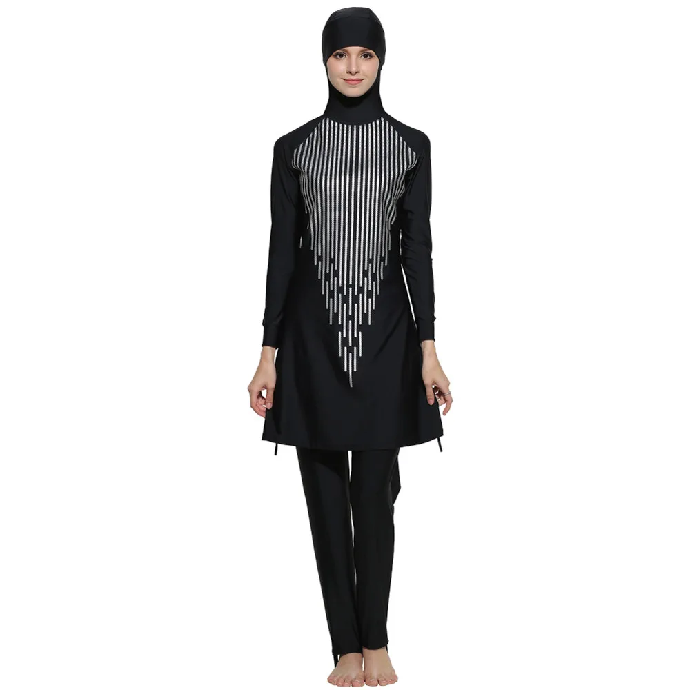 2019 New Women Plus Size Girl Muslim Swimwear Modest Beachwear Swimsuit Costumes Bathing Suit for MuslimA0410
2019 New Women Plus Size Girl Muslim Swimwear Modest Beachwear Swimsuit Costumes Bathing Suit for MuslimA0410