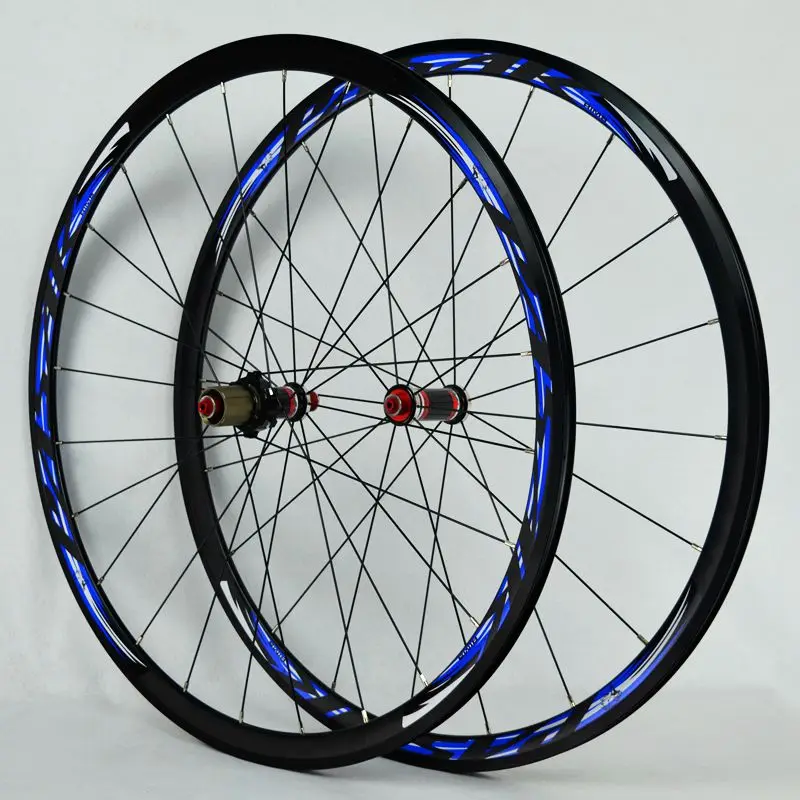 PASAK 700C Wheels Road Bike Wheelset Aluminium Alloy Double Layer Wheel Rim V C Brakes 30mm 40mm Rim 20H Hubs in Carbon Wrapped
PASAK 700C Wheels Road Bike Wheelset Aluminium Alloy Double Layer Wheel Rim V C Brakes 30mm 40mm Rim 20H Hubs in Carbon Wrapped