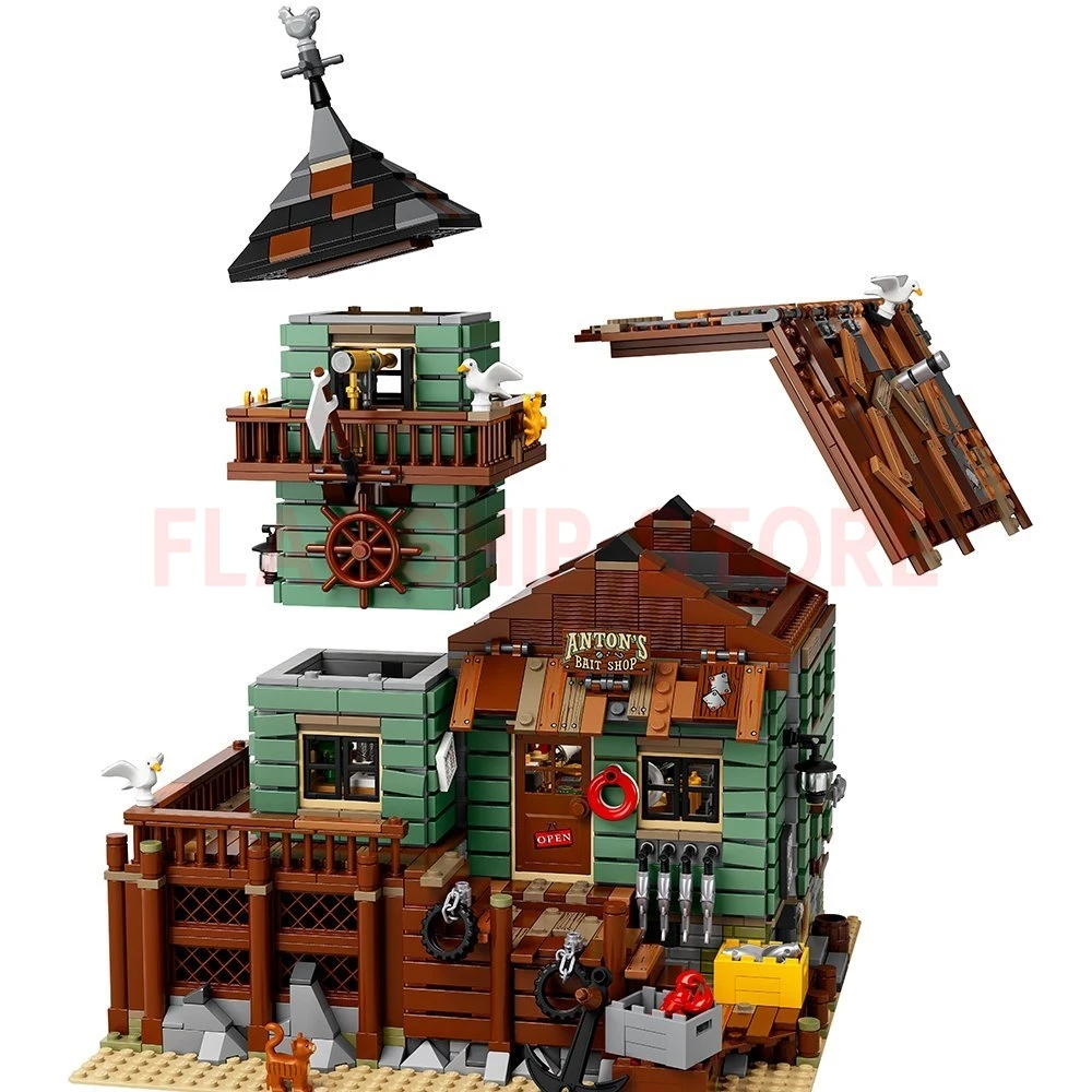 DIY светодиодный светильник LP 16050 MOC наборы старый отделочный набор магазина