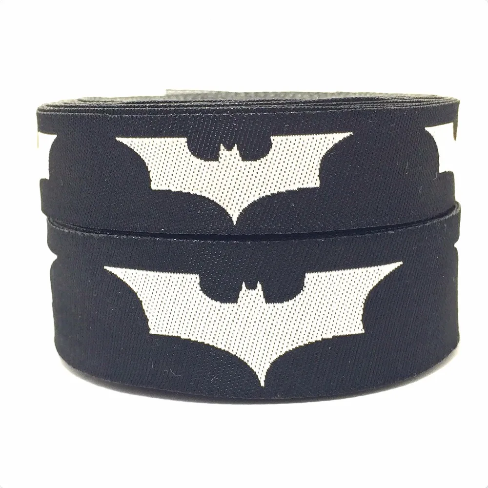 NEW exclusive wholesale 5/8"+7/8"(16+22mm 20y/lots) Polyester Evolution version batman Woven Jacquard Ribbon For Dog Collar
NEW exclusive wholesale 5/8"+7/8"(16+22mm 20y/lots) Polyester Evolution version batman Woven Jacquard Ribbon For Dog Collar