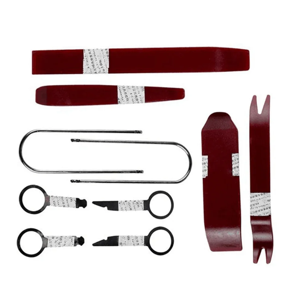 Automobile Car Audio Door Clip Panel Trim Dash 10pcs Auto Radio Removal Pry Tool Repair Set Car Panel Universal Removal Tool Set
Automobile Car Audio Door Clip Panel Trim Dash 10pcs Auto Radio Removal Pry Tool Repair Set Car Panel Universal Removal Tool Set