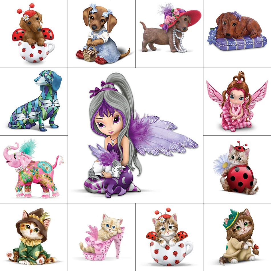 5D Diy Diamond Painting Cross Stitch Animal Diamond Embroidery Cat Dog Elephant Fairy Full Diamond Mosaic Pictures Needlework
5D Diy Diamond Painting Cross Stitch Animal Diamond Embroidery Cat Dog Elephant Fairy Full Diamond Mosaic Pictures Needlework