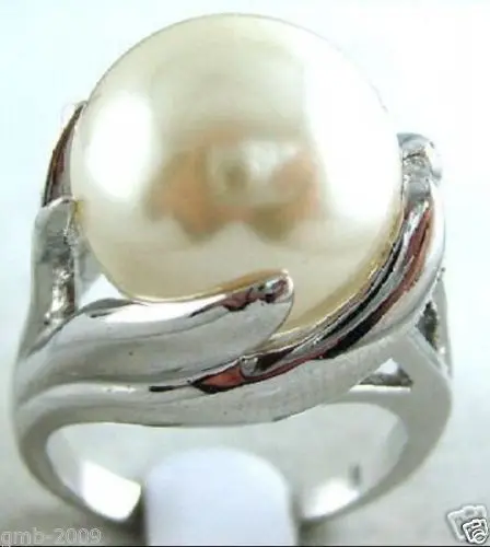 Hot selling>@@ Wholesale price 16new ^^^^Fashion Natural 14mm White South Sea Shell Pearl Wedding Jewelry Ring Size 7/8/9 -Bride
Hot selling>@@ Wholesale price 16new ^^^^Fashion Natural 14mm White South Sea Shell Pearl Wedding Jewelry Ring Size 7/8/9 -Bride