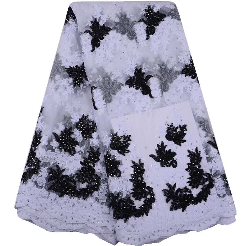 2019 High Quality French Lace Fabric Rhinestone Guinea Flower Embroidery Milk Silk Lace Fabrics For Evening Party Dress F1520
2019 High Quality French Lace Fabric Rhinestone Guinea Flower Embroidery Milk Silk Lace Fabrics For Evening Party Dress F1520