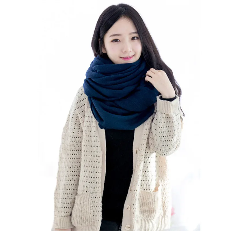 Solid Winter Scarf Women Warm Long Knitted Cashmere Infinity Scarves Wool scarfs Pashmina Fall Shawl Cape Black Coffee
Solid Winter Scarf Women Warm Long Knitted Cashmere Infinity Scarves Wool scarfs Pashmina Fall Shawl Cape Black Coffee