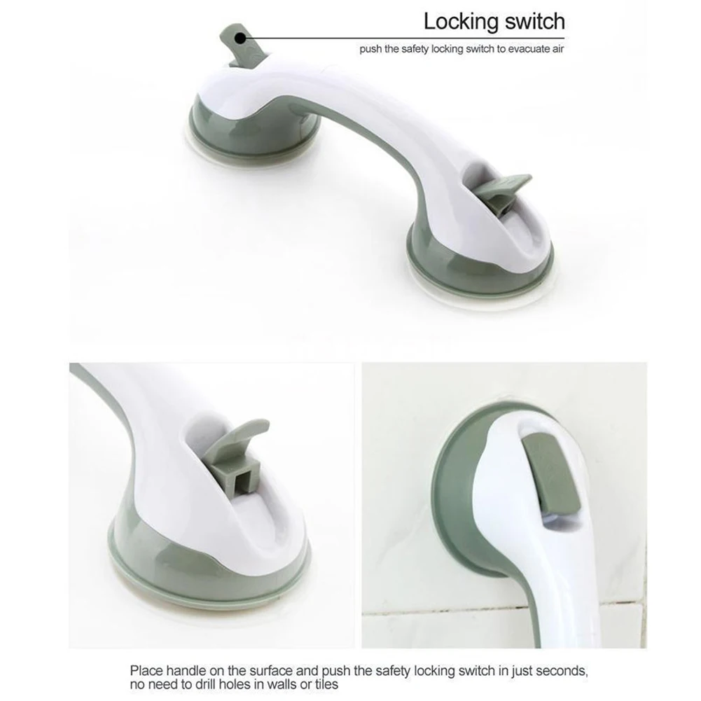 Bathroom Handrail Tub Super Grip Suction Handle Shower Safety Cup Bar Handrail for Elderly Safety Helping Handle
Bathroom Handrail Tub Super Grip Suction Handle Shower Safety Cup Bar Handrail for Elderly Safety Helping Handle