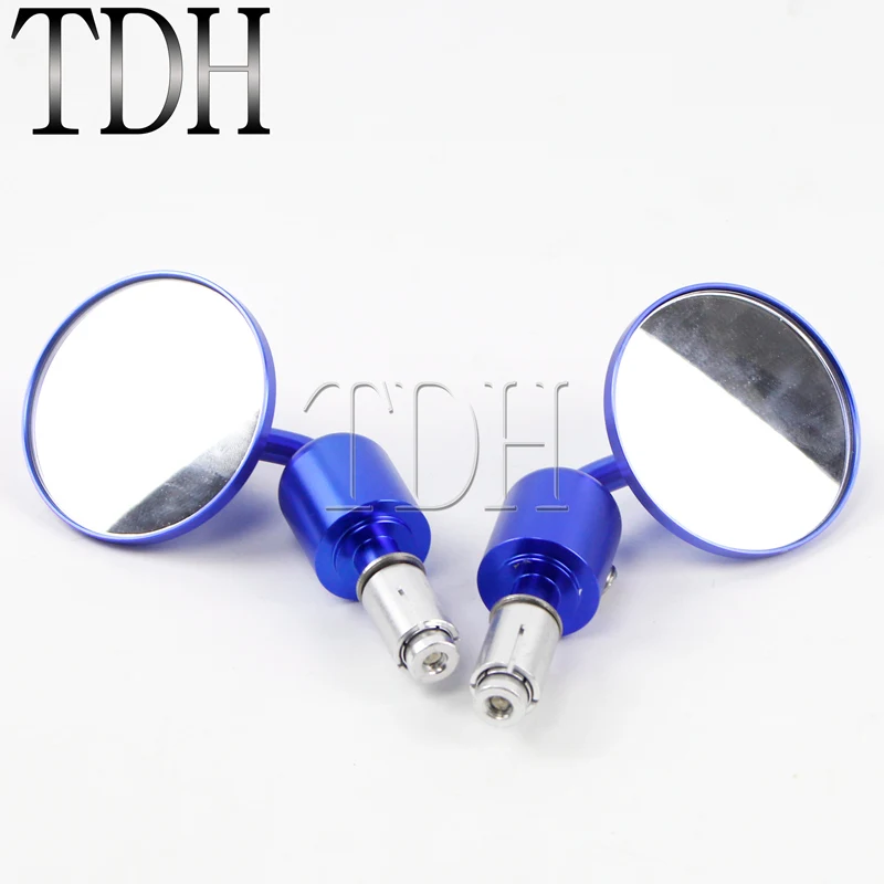 1 Pair 7/8" CNC Motorcycle Rearview Mirror Blue Round Handlebar Bar End Rear View Mirrors Motorbike Side Mirrors for Cafe Racer
1 Pair 7/8" CNC Motorcycle Rearview Mirror Blue Round Handlebar Bar End Rear View Mirrors Motorbike Side Mirrors for Cafe Racer