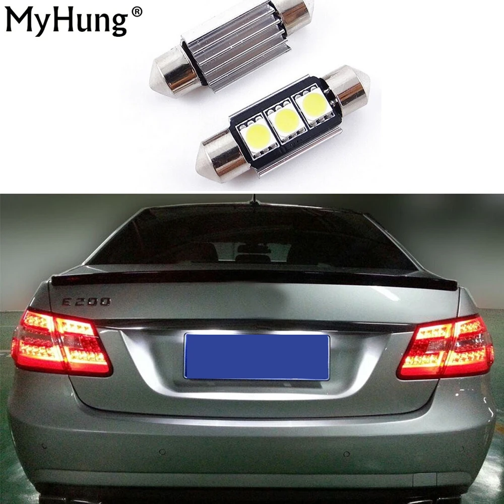 2pcs Canbus 6000K LED License Number Plate Light Bulbs 36MM C5W For Benz W208 W209 W203 W169 W210 W211 W212 AMG CLK Car Styling
2pcs Canbus 6000K LED License Number Plate Light Bulbs 36MM C5W For Benz W208 W209 W203 W169 W210 W211 W212 AMG CLK Car Styling