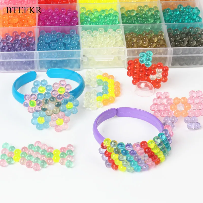 200Pcs/Bag Water Spray Beads 3D Puzzle Toys for Children 15 Colors Hama Beads Educational Toys Juegos Didacticos Infantiles
200Pcs/Bag Water Spray Beads 3D Puzzle Toys for Children 15 Colors Hama Beads Educational Toys Juegos Didacticos Infantiles