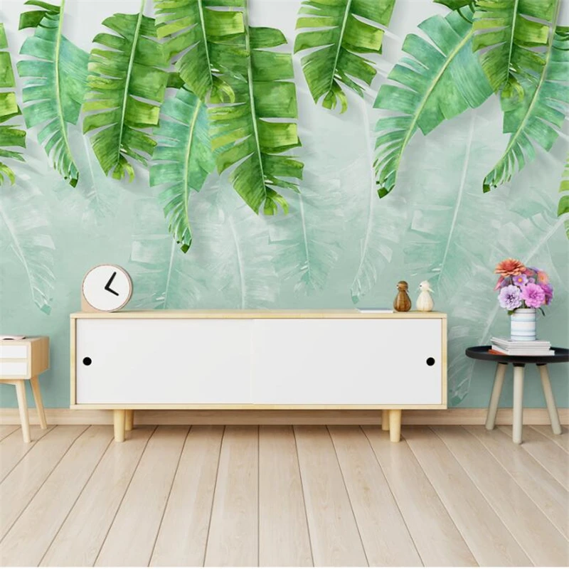 wellyu papel de parede Custom wallpaper Nordic minimalist small fresh green banana leaves watercolor style background wall
wellyu papel de parede Custom wallpaper Nordic minimalist small fresh green banana leaves watercolor style background wall