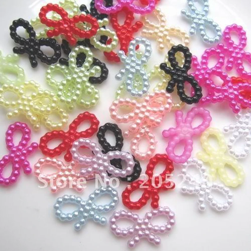 Jewelry Materials For DIY Decoration Mixed Colors(1000pcs/Bag) About 20mm Flat Back Pearl Bow
Jewelry Materials For DIY Decoration Mixed Colors(1000pcs/Bag) About 20mm Flat Back Pearl Bow
