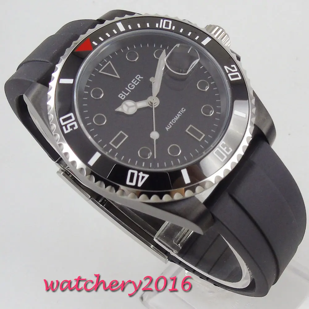 2019 New Watches Men Luxury Brand Bliger Rubber Men Watches Sapphire Glass PVD Date ceramic bezel Men's Watch Relogio Masculino
2019 New Watches Men Luxury Brand Bliger Rubber Men Watches Sapphire Glass PVD Date ceramic bezel Men's Watch Relogio Masculino