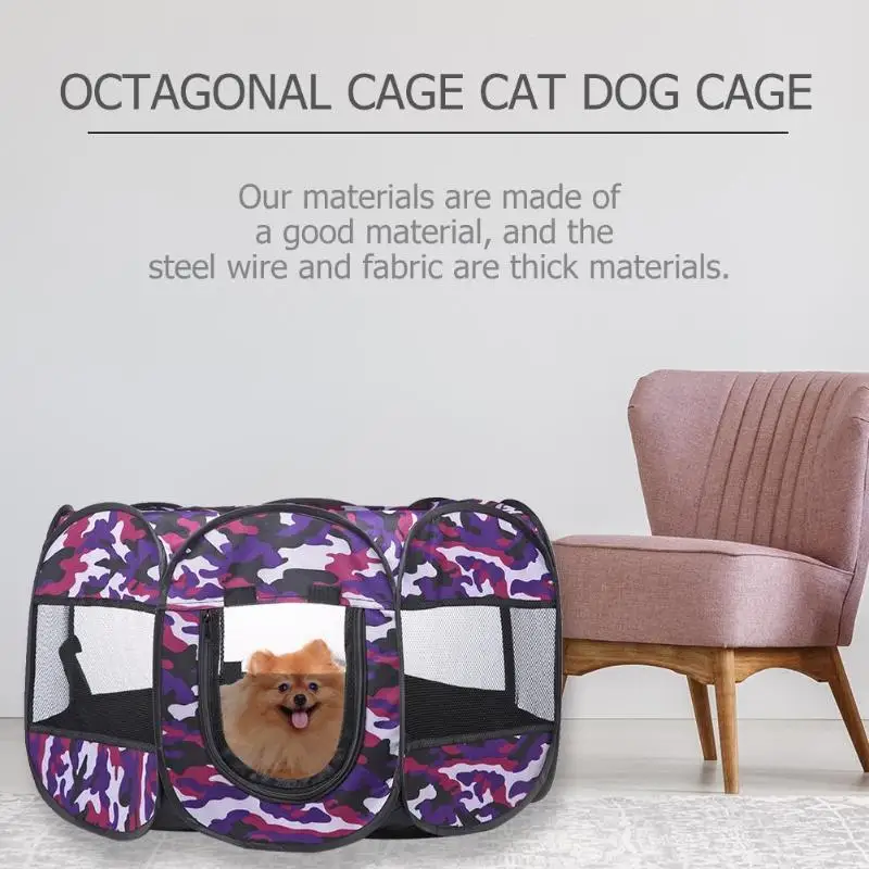 Новая портативная складная палатка для питомцев собачья клетка дома кошка манеж