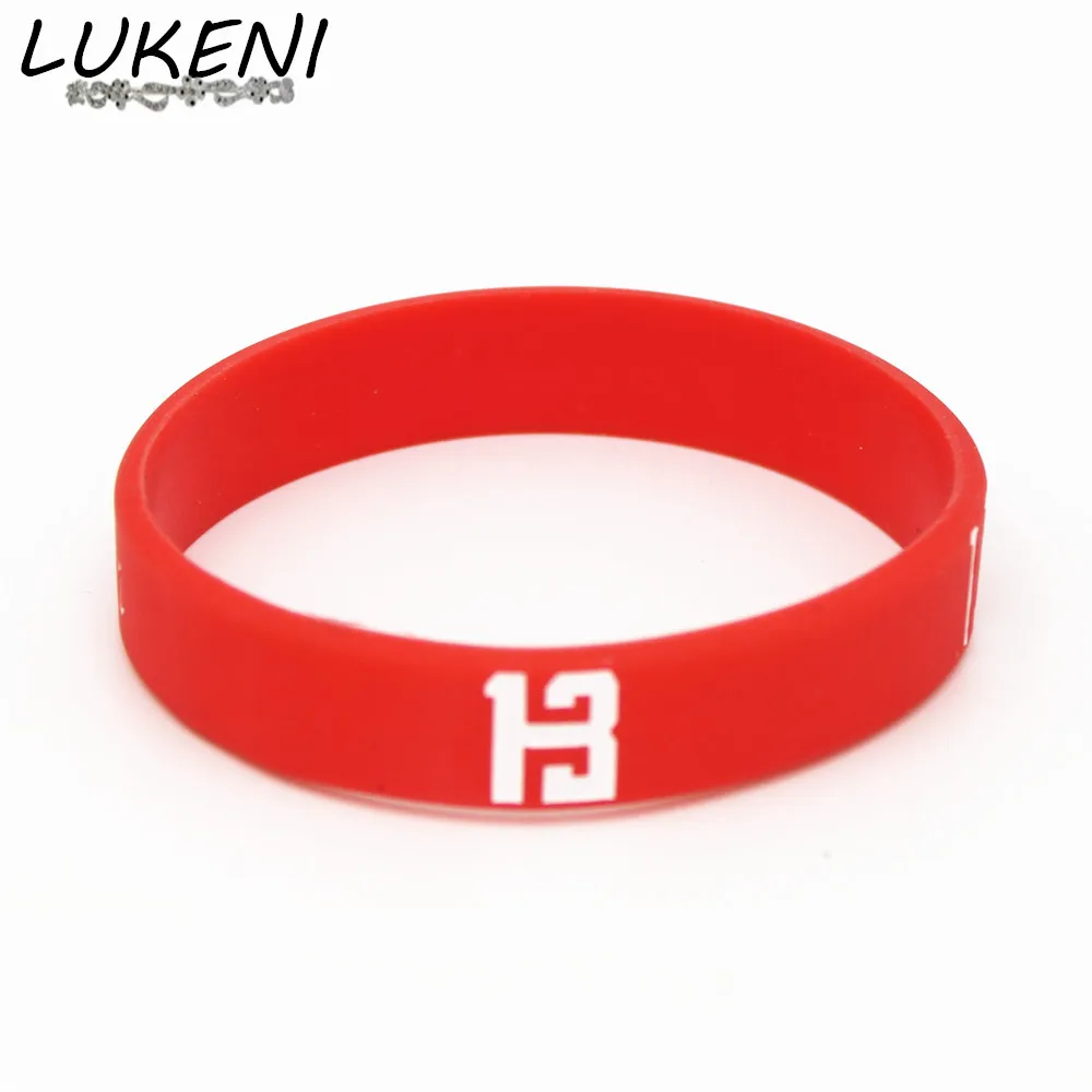 LUKENI 1PC Men Basketball Sport Wristband Silicone Bracelet Rubber Wristbands Cuff Bracelets & Bangles for Fans Gift SH056
LUKENI 1PC Men Basketball Sport Wristband Silicone Bracelet Rubber Wristbands Cuff Bracelets & Bangles for Fans Gift SH056