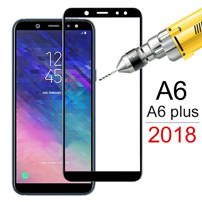 3D закаленное стекло для Samsung Galaxy A6 A6plus A600f Защита экрана Plus + A 6 защитная