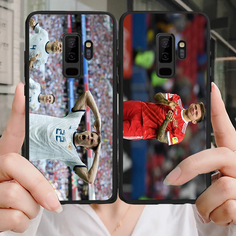 Yinuoda чехол для телефона сборной России Артем Дзюба Galaxy Note4 5 9 A7 A8 2018 Мягкий из ТПУ с