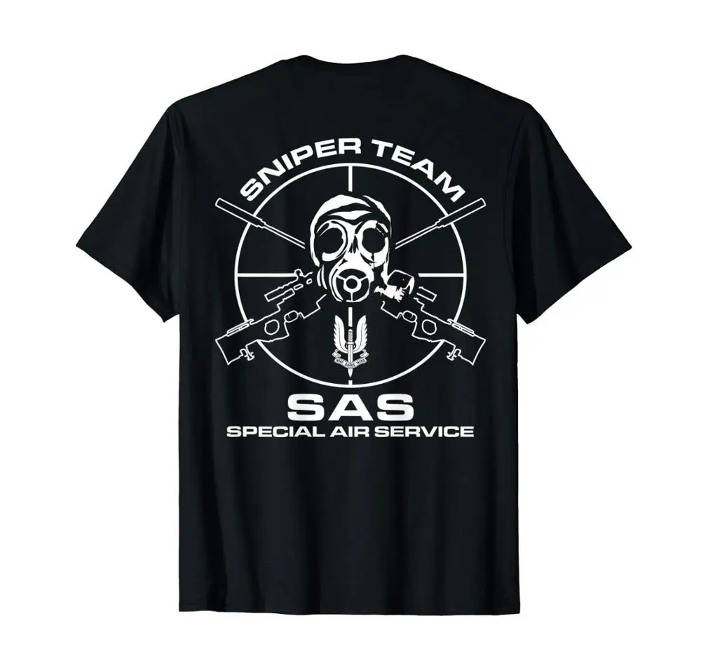 Sas Special Forces Sniper T-Shirt Double Side Men'S New Arrival Summer Short Sleeve Leisure Fashion Funny T Shirts for Men
Sas Special Forces Sniper T-Shirt Double Side Men'S New Arrival Summer Short Sleeve Leisure Fashion Funny T Shirts for Men