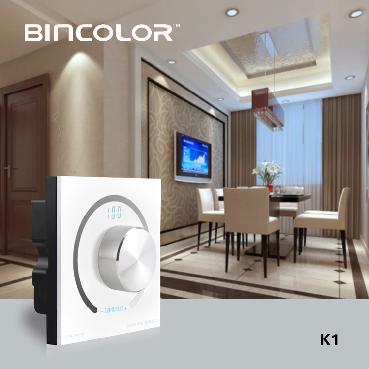 For 5050 led strip light tape ribbon DC12V - 24V Rotary single color touch panel dimmer Switch knob RF Remote led controller
For 5050 led strip light tape ribbon DC12V - 24V Rotary single color touch panel dimmer Switch knob RF Remote led controller