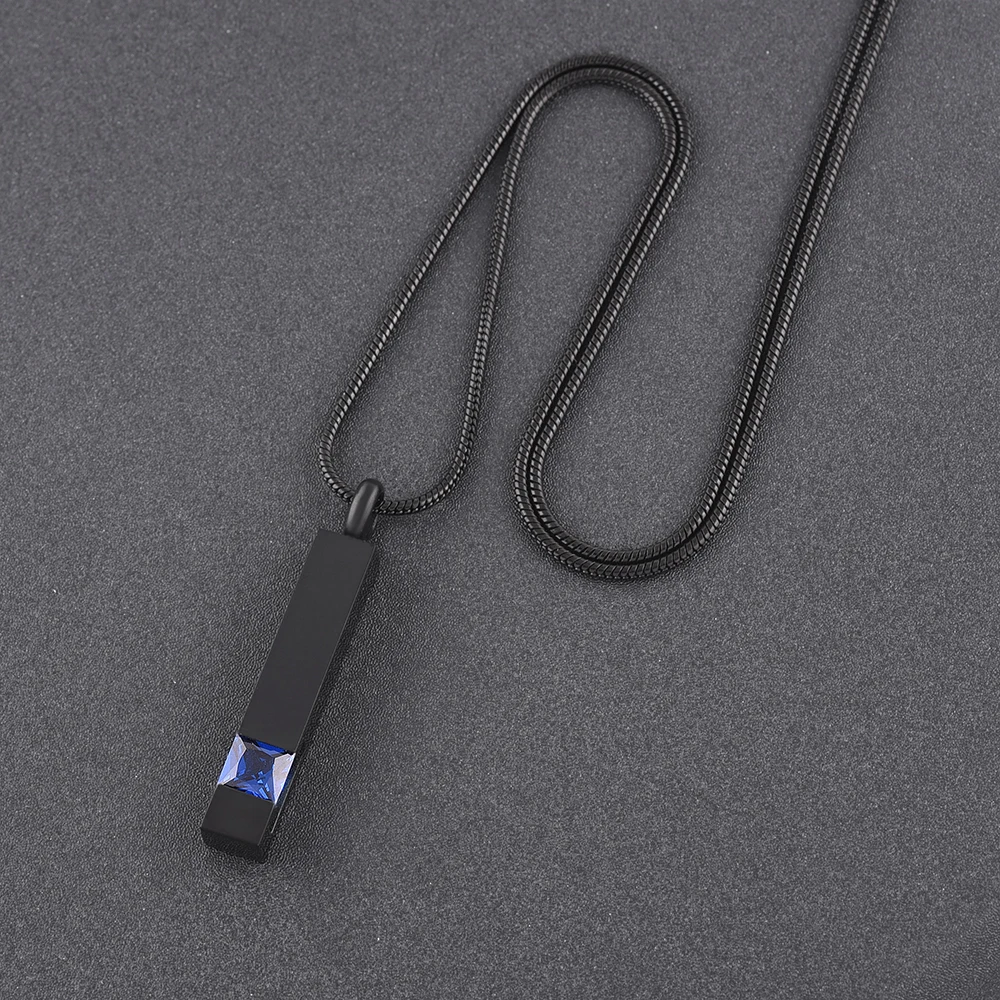 IJD9726 Inlay Multi-Colored Crystal Bar Memorial Urn Necklaces for Cremation Ashes Stainless Steel Keepsake Jewelry
IJD9726 Inlay Multi-Colored Crystal Bar Memorial Urn Necklaces for Cremation Ashes Stainless Steel Keepsake Jewelry