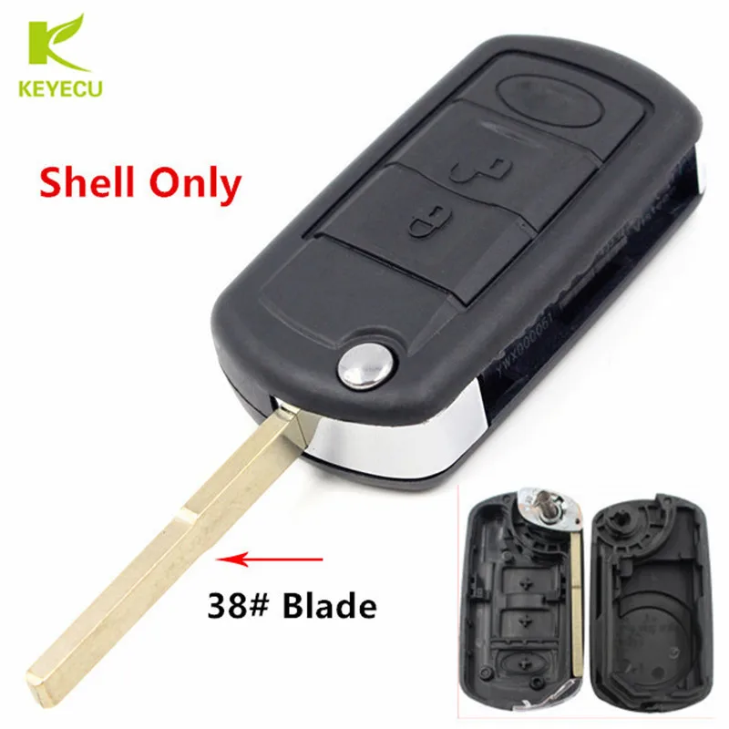 KEYECU Замена Новый 3 кнопки флип чехол для ключей Fob для LAND ROVER Range Rover Sport LR3 открытие Uncut 38 #/67 # Blade
KEYECU Замена Новый 3 кнопки флип чехол для ключей Fob для LAND ROVER Range Rover Sport LR3 открытие Uncut 38 #/67 # Blade