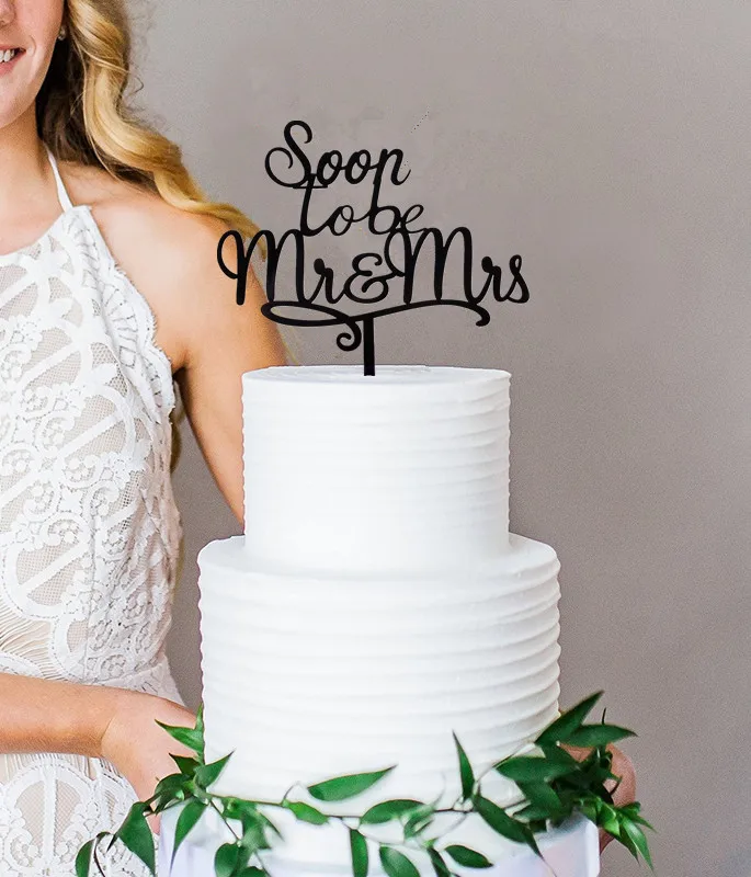 10pcs/lot Soon To Be Mr and Mrs Monogram Acrylic Wedding Engagement Cake Topper Black (5.9-inch)
10pcs/lot Soon To Be Mr and Mrs Monogram Acrylic Wedding Engagement Cake Topper Black (5.9-inch)
