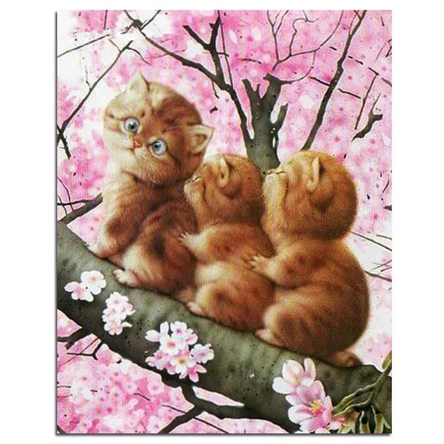 Picture Mosaic Animals Cats Embroidery Square/round Craft Decoration Three Cats Diamond Stitching Cute Cats
Picture Mosaic Animals Cats Embroidery Square/round Craft Decoration Three Cats Diamond Stitching Cute Cats