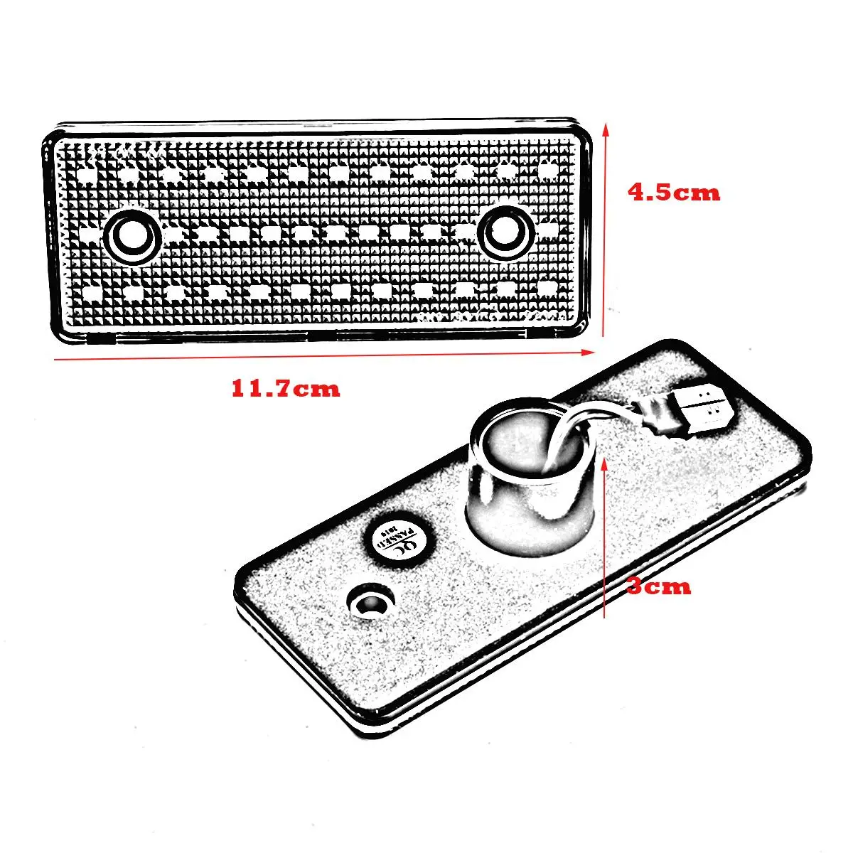 12V Turn Signal Light LED Side Marker Lights Amber Side Repeater Lamp Panel Lamp For VW LT 1995-2005 For Benz Sprinter 1995-2006
12V Turn Signal Light LED Side Marker Lights Amber Side Repeater Lamp Panel Lamp For VW LT 1995-2005 For Benz Sprinter 1995-2006