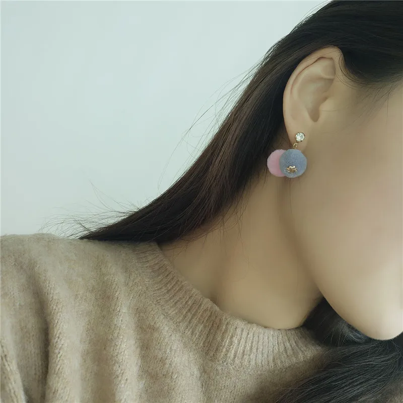 Oorbellen voor vrouwen fling Асимметричная pendientes плата букле d'oreille Миньон модные