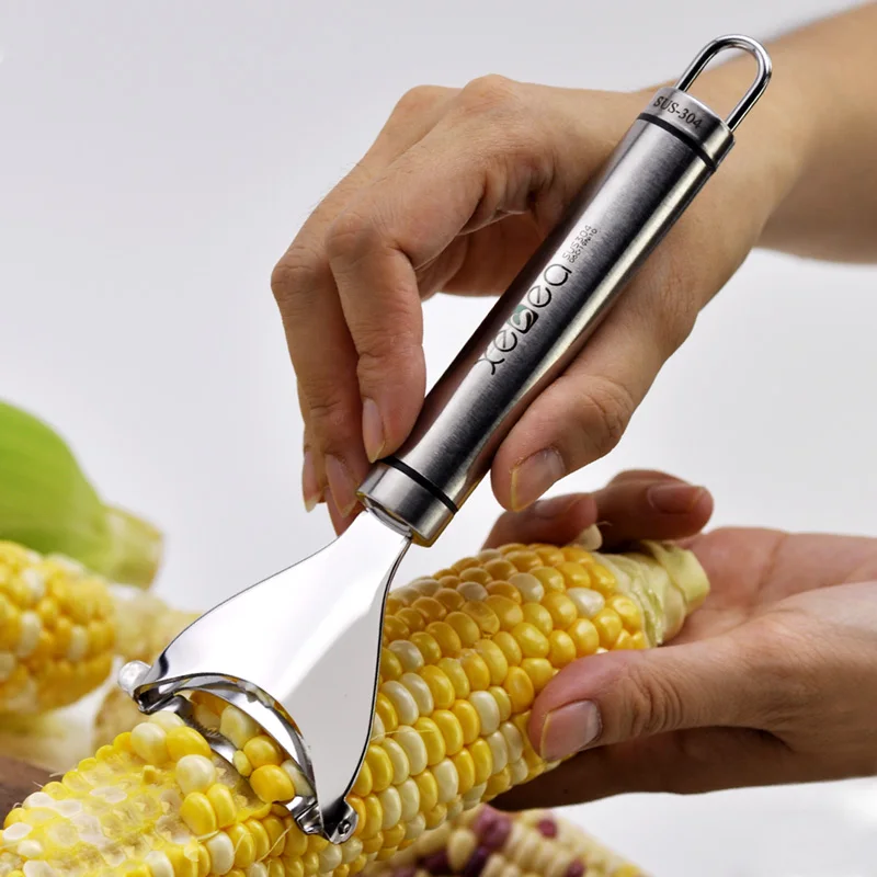 304 Stainless Steel Corn Planing Creative Kitchen Threshing Cutter Thresher Gadget
304 Stainless Steel Corn Planing Creative Kitchen Threshing Cutter Thresher Gadget